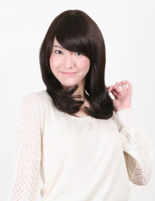 Wigs2you 全假髮 日本正品 斜劉海 高溫絲 長款卷髮 氣質 時尚假髮W-561